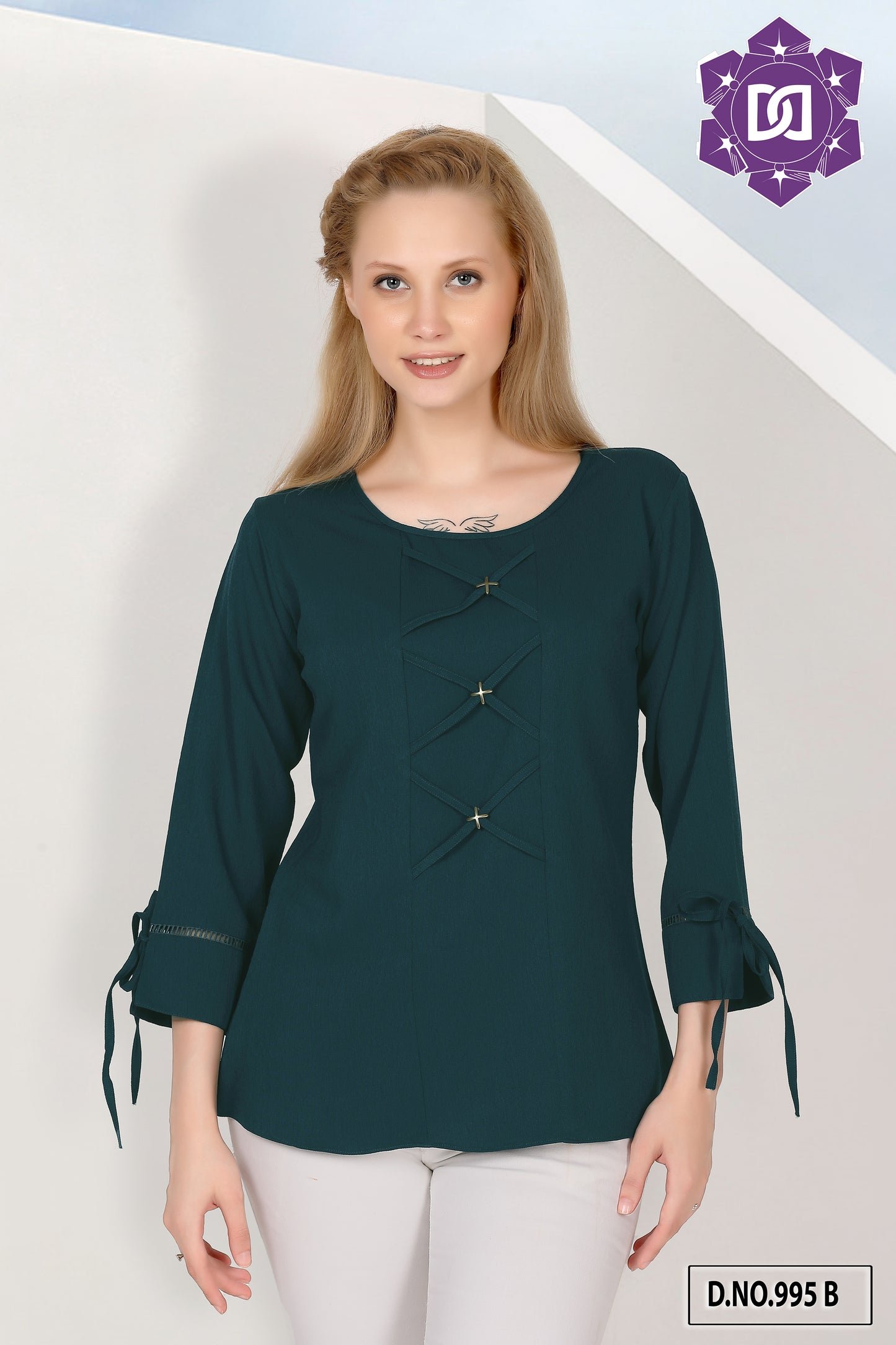 Regular Fit Western Top For Women and Girls